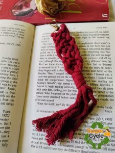 jute eco key ring